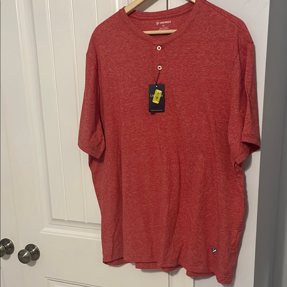 Converse Red Men's Shirt NWT Sz XL Cremieux